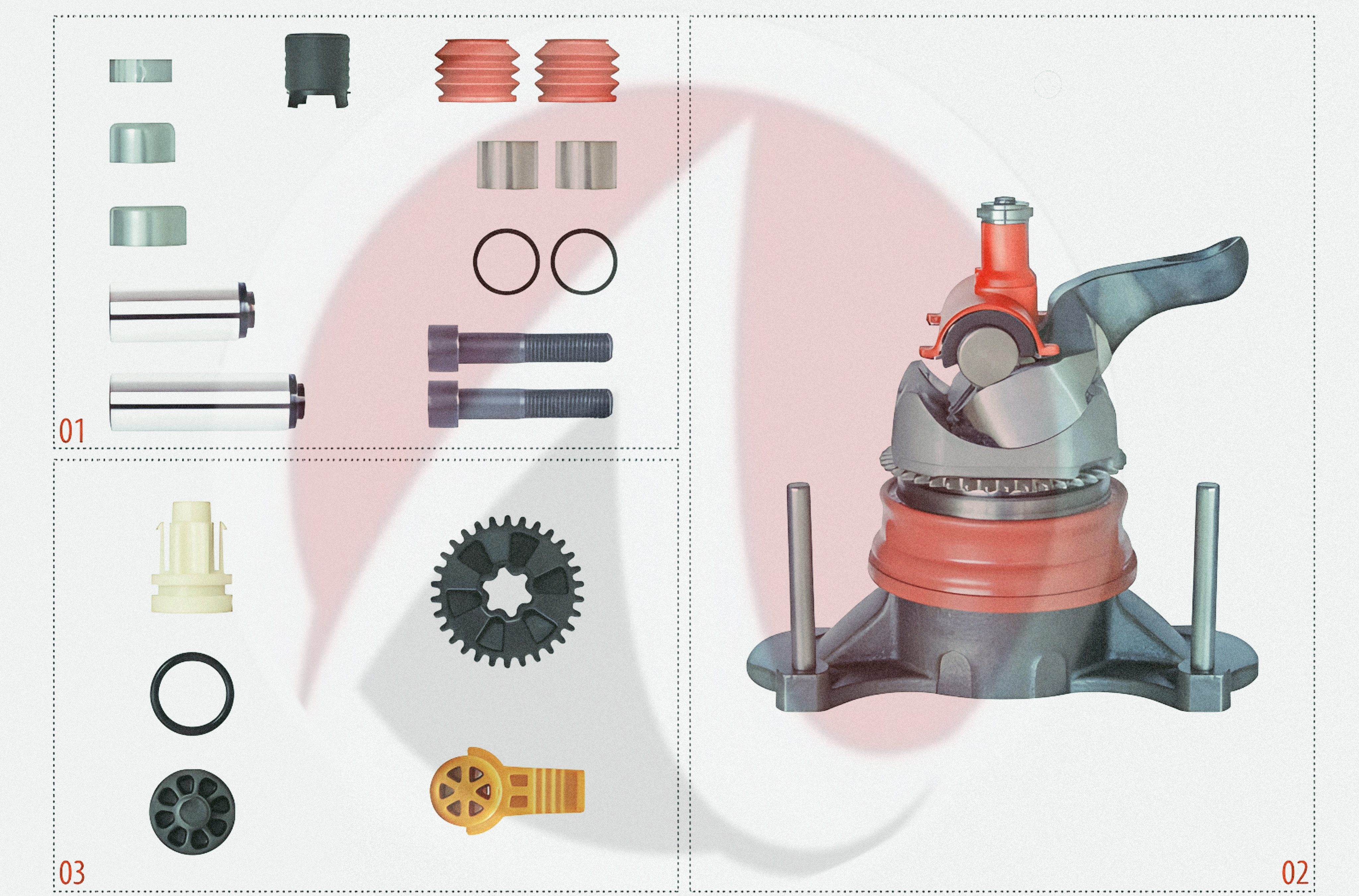 saf caliper repair kit